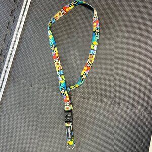 Disneyland Resort Cartoon Character Lanyard With Detachable Keychain & Badge Hol